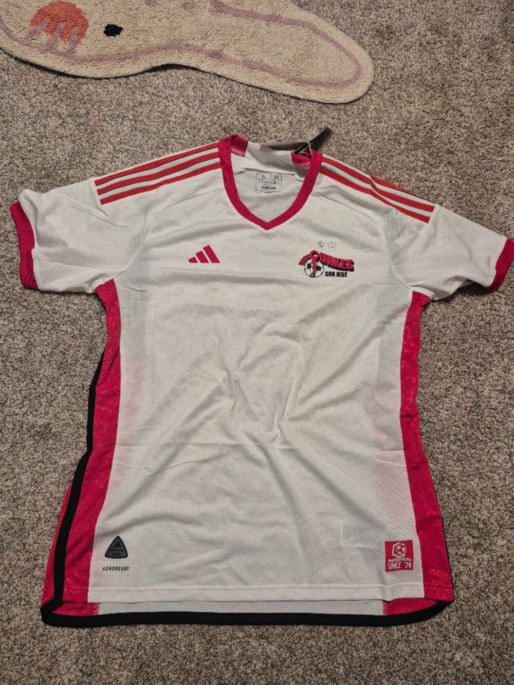 Adidas MLS San Jose Earthquakes Quakes 24/25 Away Authentic Jersey